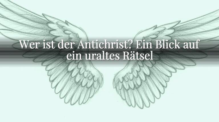 Wer ist der Antichrist? Ein Blick auf ein uraltes Rätsel