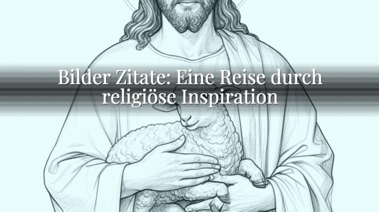 Bilder Zitate: Eine Reise durch religiöse Inspiration
