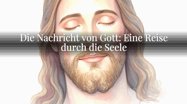 Die Nachricht von Gott: Eine Reise durch die Seele