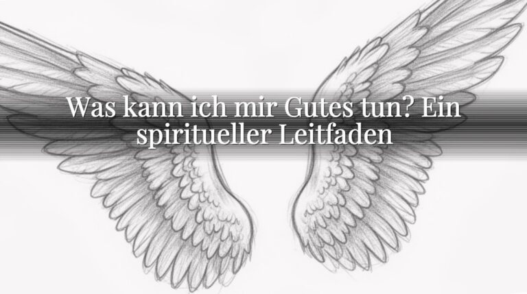 Was kann ich mir Gutes tun? Ein spiritueller Leitfaden