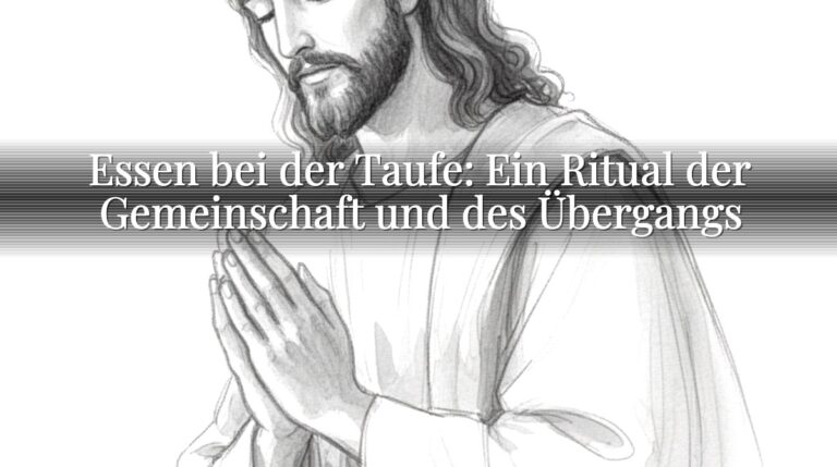 Essen bei der Taufe: Ein Ritual der Gemeinschaft und des Übergangs Essen bei der Taufe: Ein Ritual der Gemeinschaft und des Übergangs