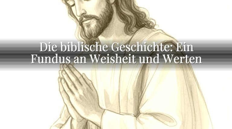 Die biblische Geschichte: Ein Fundus an Weisheit und Werten