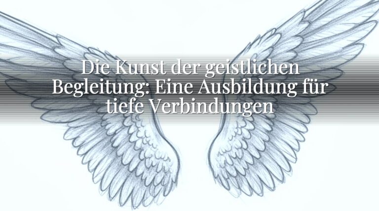 Die Kunst der geistlichen Begleitung: Eine Ausbildung für tiefe Verbindungen