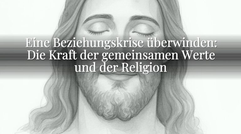 Eine Beziehungskrise überwinden: Die Kraft der gemeinsamen Werte und der Religion Eine Beziehungskrise überwinden: Die Kraft der gemeinsamen Werte und der Religion