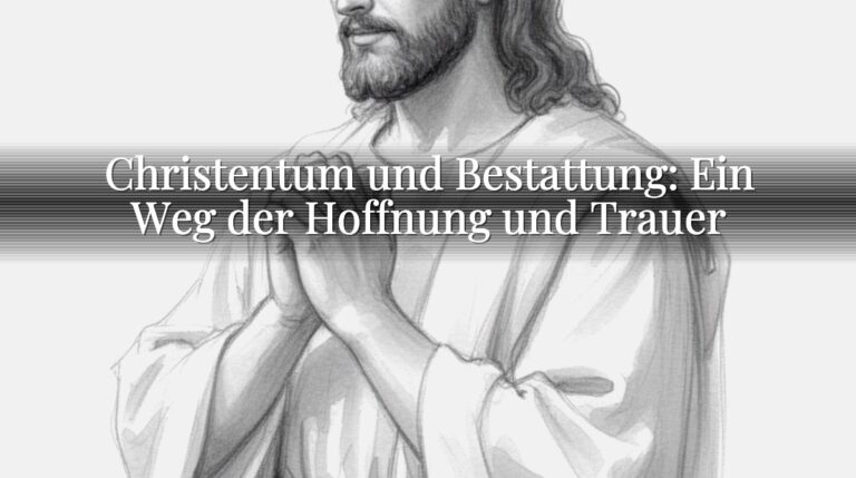 Christentum und Bestattung: Ein Weg der Hoffnung und Trauer