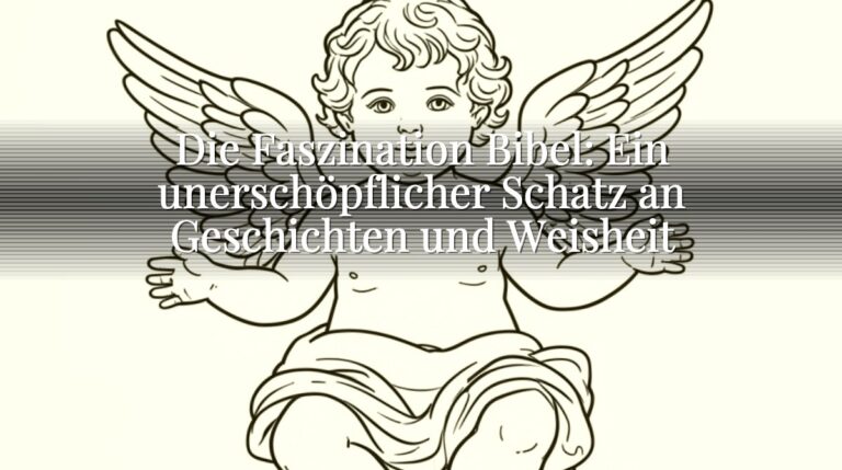 Die Faszination Bibel: Ein unerschöpflicher Schatz an Geschichten und Weisheit