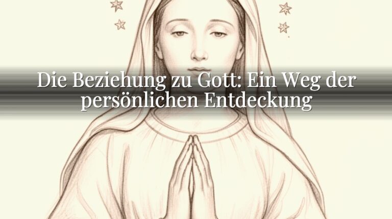 Die Beziehung zu Gott: Ein Weg der persönlichen Entdeckung Die Beziehung zu Gott: Ein Weg der persönlichen Entdeckung