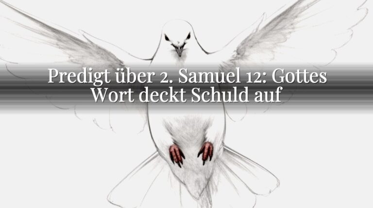 Predigt über 2. Samuel 12: Gottes Wort deckt Schuld auf