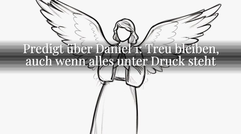 Predigt über Daniel 1: Treu bleiben, auch wenn alles unter Druck steht Predigt über Daniel 1: Treu bleiben, auch wenn alles unter Druck steht