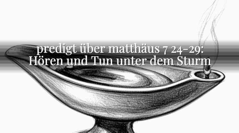 predigt über matthäus 7 24-29: Hören und Tun unter dem Sturm predigt über matthäus 7 24-29: Hören und Tun unter dem Sturm