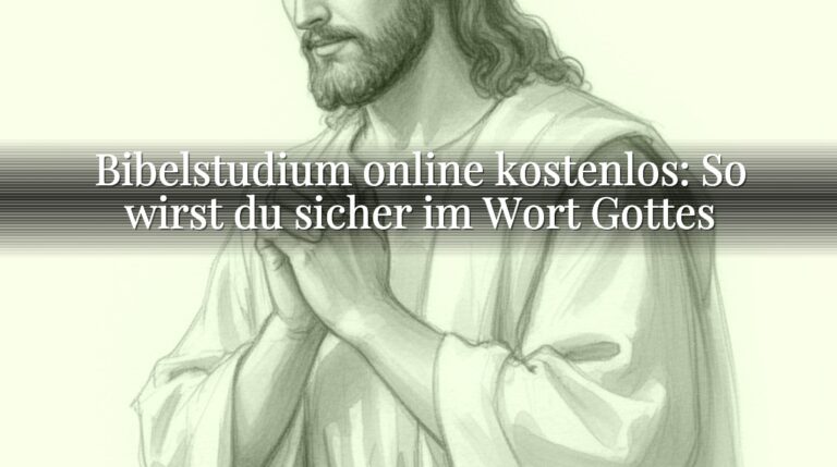 Bibelstudium online kostenlos: So wirst du sicher im Wort Gottes