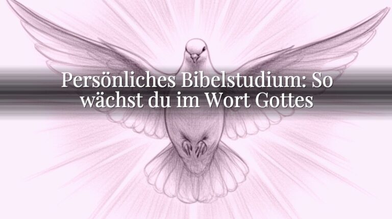 Persönliches Bibelstudium: So wächst du im Wort Gottes