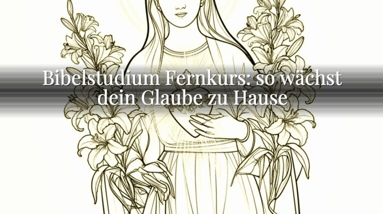 Bibelstudium Fernkurs: so wächst dein Glaube zu Hause