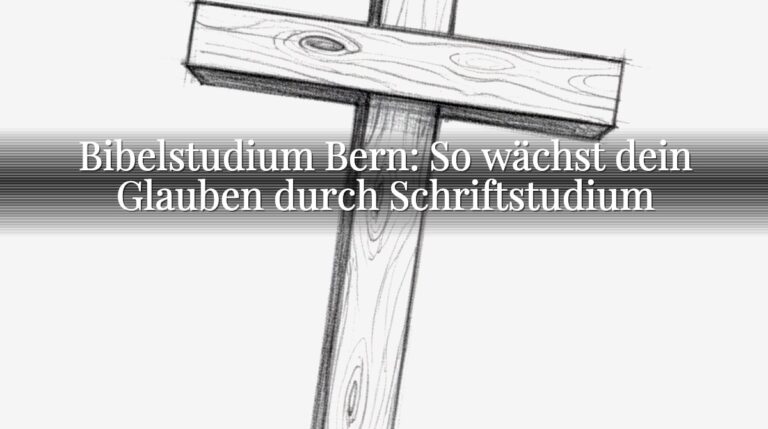 Bibelstudium Bern: So wächst dein Glauben durch Schriftstudium