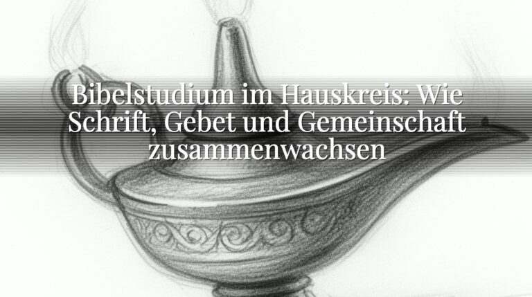 Bibelstudium im Hauskreis: Wie Schrift, Gebet und Gemeinschaft zusammenwachsen