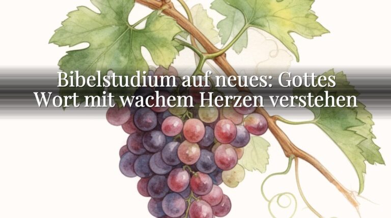 Bibelstudium auf neues: Gottes Wort mit wachem Herzen verstehen Bibelstudium auf neues: Gottes Wort mit wachem Herzen verstehen
