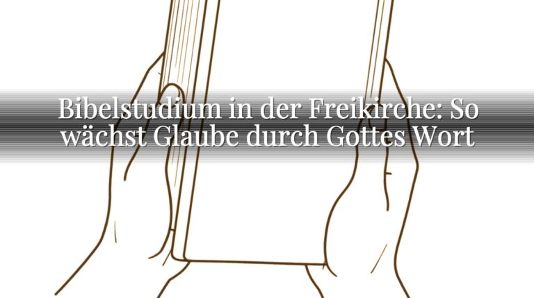 Bibelstudium in der Freikirche: So wächst Glaube durch Gottes Wort Bibelstudium in der Freikirche: So wächst Glaube durch Gottes Wort