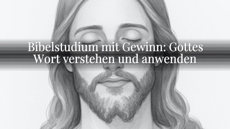Bibelstudium mit Gewinn: Gottes Wort verstehen und anwenden Bibelstudium mit Gewinn: Gottes Wort verstehen und anwenden