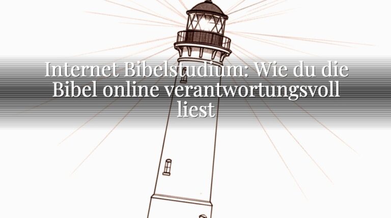 Internet Bibelstudium: Wie du die Bibel online verantwortungsvoll liest