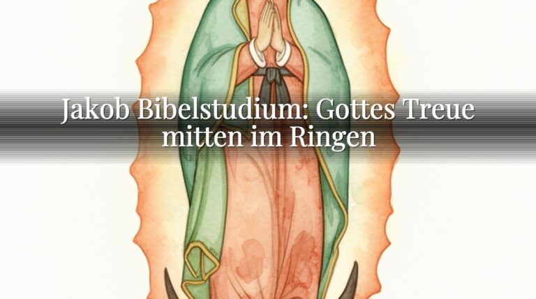 Jakob Bibelstudium: Gottes Treue mitten im Ringen Jakob Bibelstudium: Gottes Treue mitten im Ringen