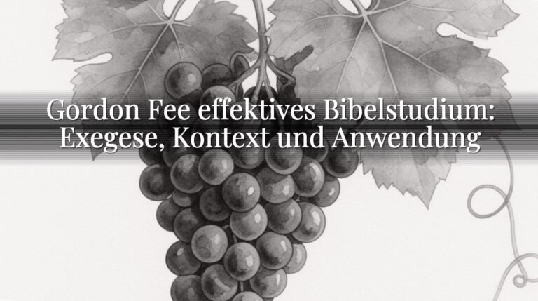 Gordon Fee effektives Bibelstudium: Exegese, Kontext und Anwendung Gordon Fee effektives Bibelstudium: Exegese, Kontext und Anwendung