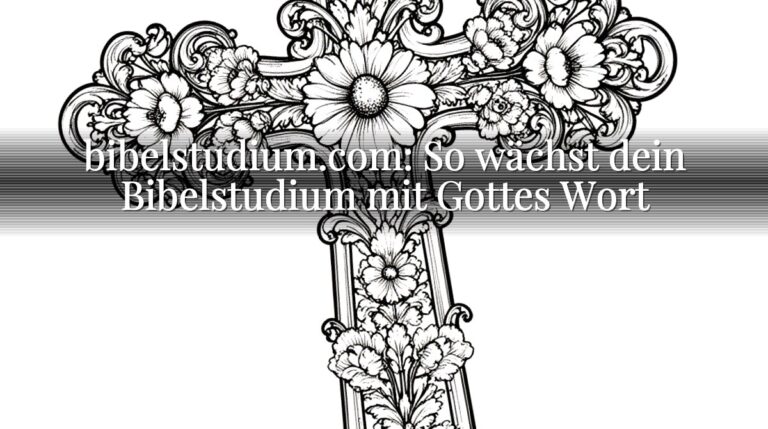 bibelstudium.com: So wächst dein Bibelstudium mit Gottes Wort