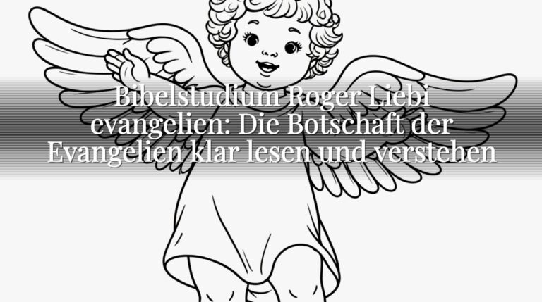 Bibelstudium Roger Liebi evangelien: Die Botschaft der Evangelien klar lesen und verstehen