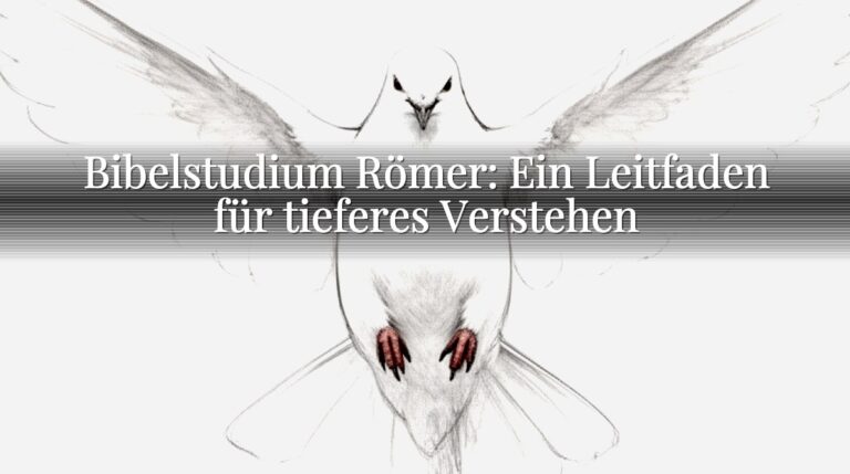 Bibelstudium Römer: Ein Leitfaden für tieferes Verstehen