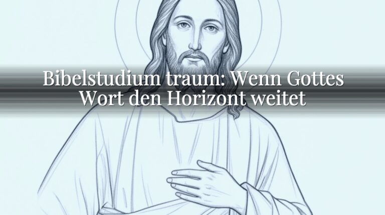 Bibelstudium traum: Wenn Gottes Wort den Horizont weitet