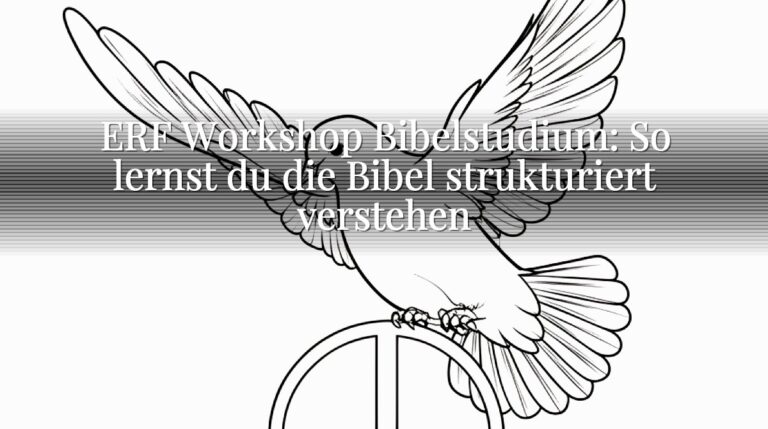 ERF Workshop Bibelstudium: So lernst du die Bibel strukturiert verstehen