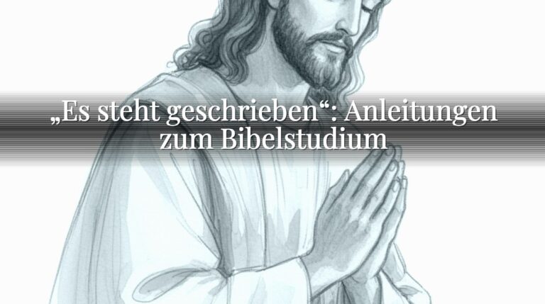 „Es steht geschrieben“: Anleitungen zum Bibelstudium „Es steht geschrieben“: Anleitungen zum Bibelstudium