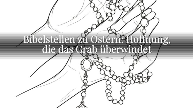 Bibelstellen zu Ostern: Hoffnung, die das Grab überwindet