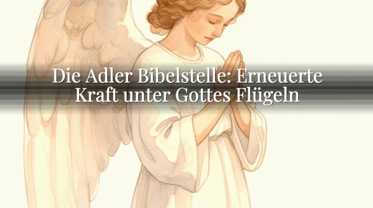 Die Adler Bibelstelle: Erneuerte Kraft unter Gottes Flügeln Die Adler Bibelstelle: Erneuerte Kraft unter Gottes Flügeln