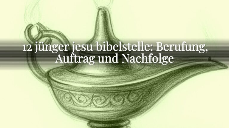 12 jünger jesu bibelstelle: Berufung, Auftrag und Nachfolge