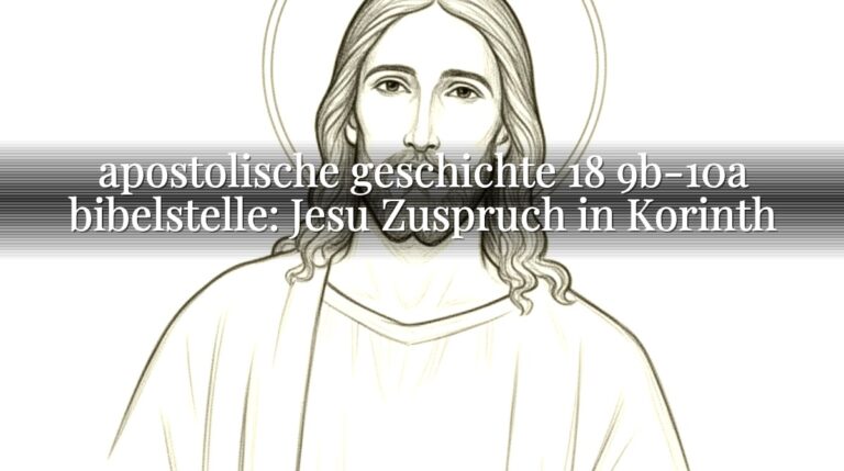 apostolische geschichte 18 9b-10a bibelstelle: Jesu Zuspruch in Korinth apostolische geschichte 18 9b-10a bibelstelle: Jesu Zuspruch in Korinth
