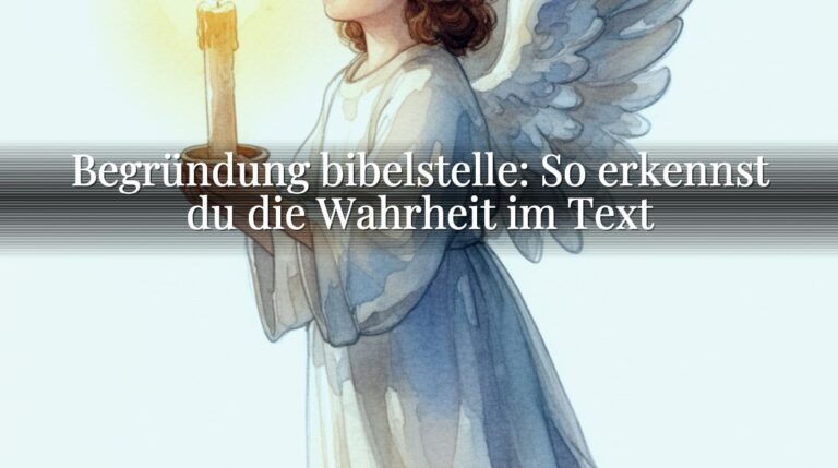 Begründung bibelstelle: So erkennst du die Wahrheit im Text