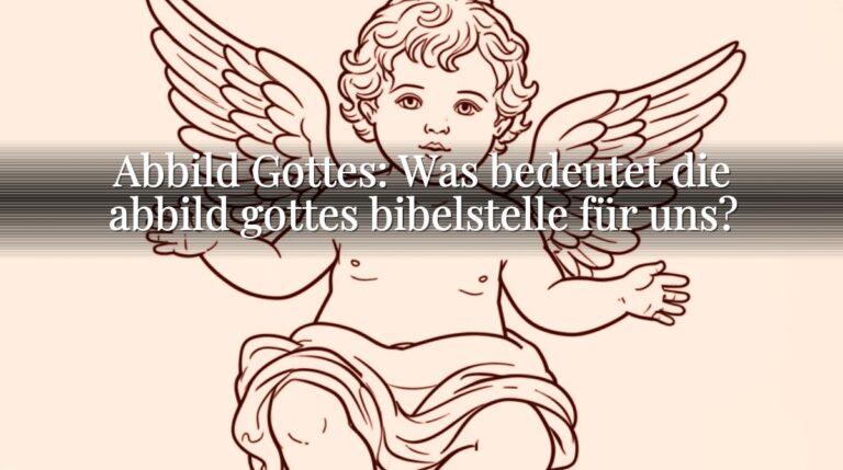 Abbild Gottes: Was bedeutet die abbild gottes bibelstelle für uns?