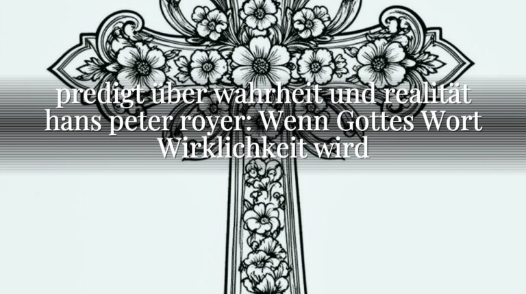 predigt über wahrheit und realität hans peter royer: Wenn Gottes Wort Wirklichkeit wird predigt über wahrheit und realität hans peter royer: Wenn Gottes Wort Wirklichkeit wird