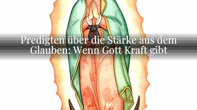 Predigten über die Stärke aus dem Glauben: Wenn Gott Kraft gibt
