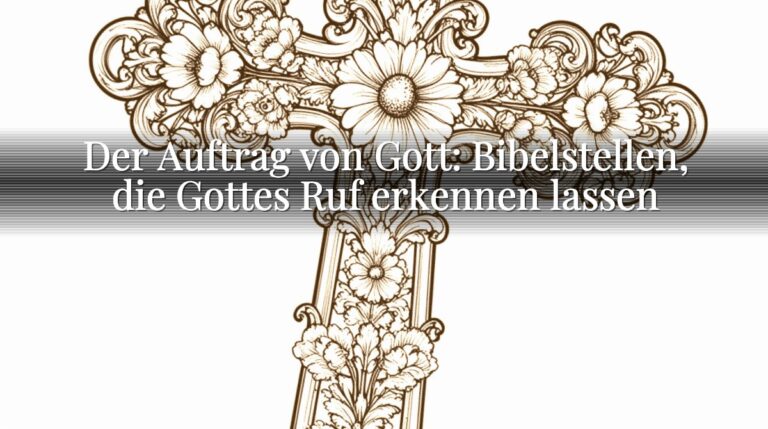 Der Auftrag von Gott: Bibelstellen, die Gottes Ruf erkennen lassen Der Auftrag von Gott: Bibelstellen, die Gottes Ruf erkennen lassen