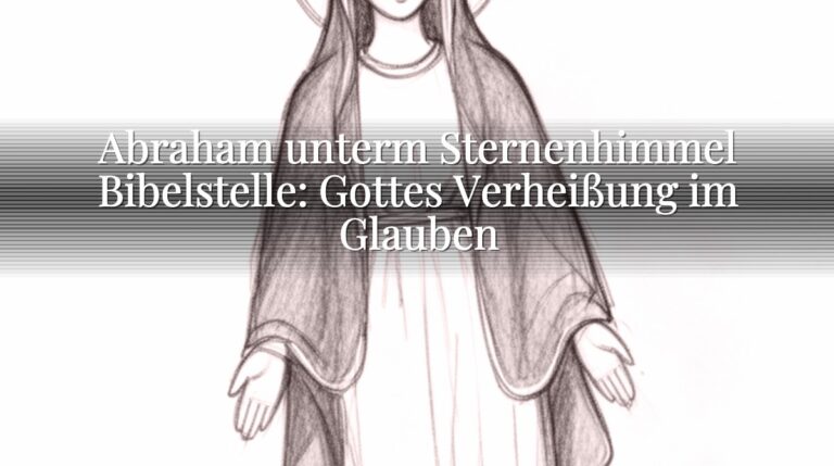 Abraham unterm Sternenhimmel Bibelstelle: Gottes Verheißung im Glauben Abraham unterm Sternenhimmel Bibelstelle: Gottes Verheißung im Glauben