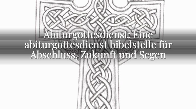 Abiturgottesdienst: Eine abiturgottesdienst bibelstelle für Abschluss, Zukunft und Segen Abiturgottesdienst: Eine abiturgottesdienst bibelstelle für Abschluss, Zukunft und Segen
