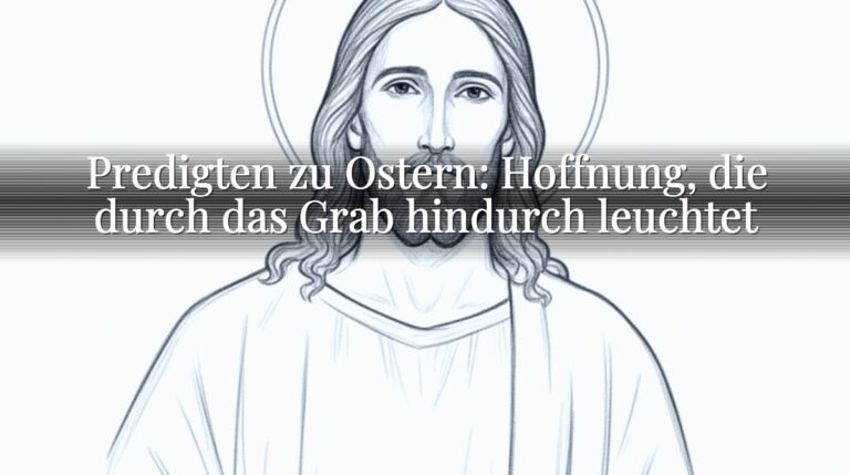 Predigten zu Ostern: Hoffnung, die durch das Grab hindurch leuchtet