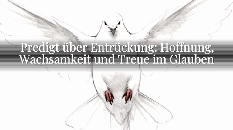 Predigt über Entrückung: Hoffnung, Wachsamkeit und Treue im Glauben