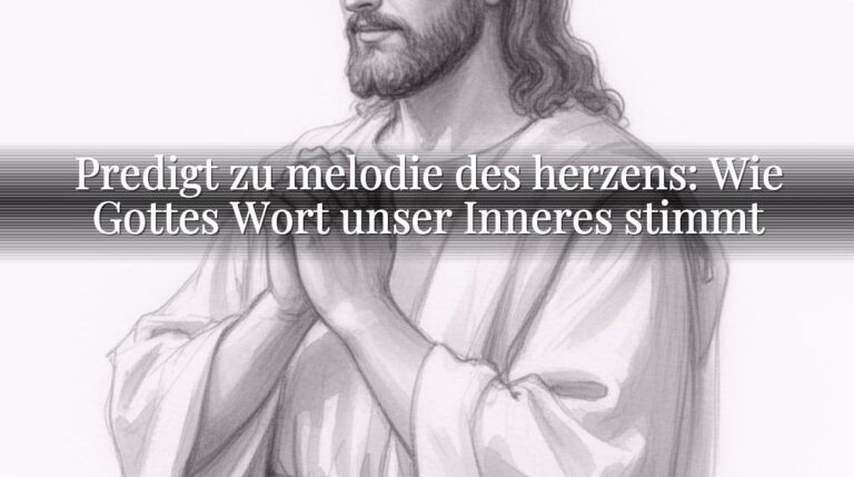 Predigt zu melodie des herzens: Wie Gottes Wort unser Inneres stimmt Predigt zu melodie des herzens: Wie Gottes Wort unser Inneres stimmt