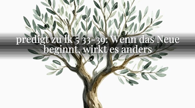 predigt zu lk 5 33-39: Wenn das Neue beginnt, wirkt es anders predigt zu lk 5 33-39: Wenn das Neue beginnt, wirkt es anders