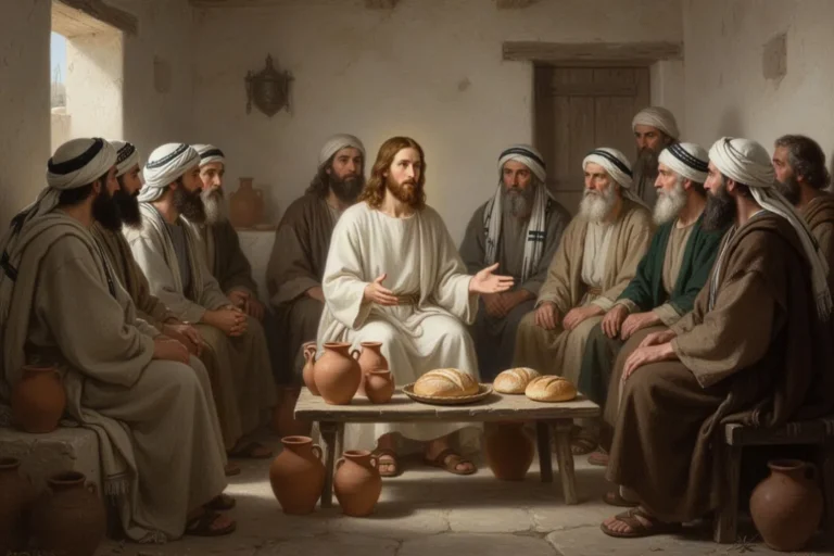 Jesus erklärt Reinheit und innere Haltung im Gespräch mit religiösen Führern