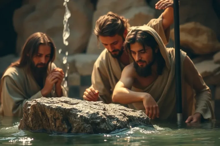 piedra cayendo al agua