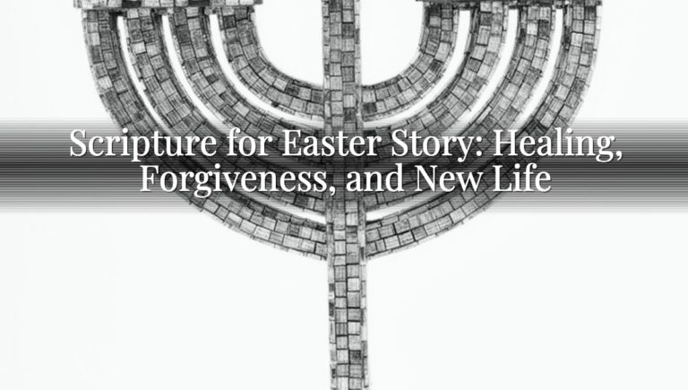 Scripture for Easter Story: Healing, Forgiveness, and New Life