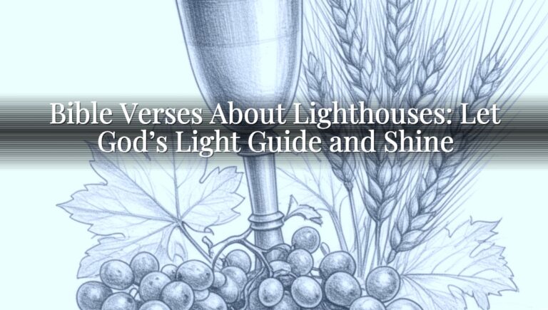 Bible Verses About Lighthouses: Let God’s Light Guide and Shine